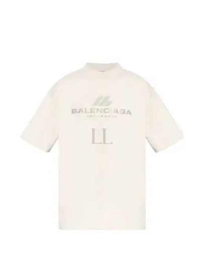 Activewear Medium Fit Short Sleeve T-Shirt White - BALENCIAGA - BALAAN 2