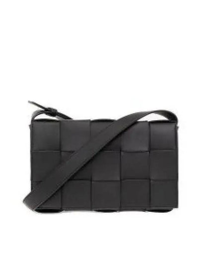 Intrecciato Cassette Cross Bag Black - BOTTEGA VENETA - BALAAN 2