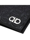 Gancini Monogram Long Wallet Black - SALVATORE FERRAGAMO - BALAAN 8