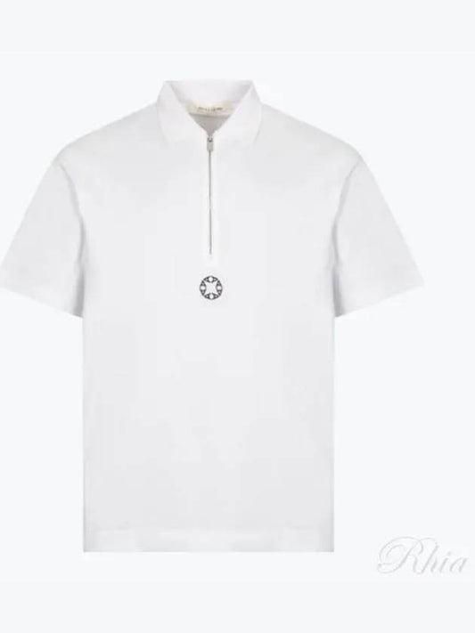 Embroidery Monogram Pique Polo Shirt AAMTS0355FA02 WTH Embroidery - 1017 ALYX 9SM - BALAAN 1