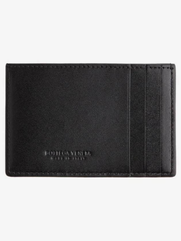 Intrecciato Cassette Card Wallet Black - BOTTEGA VENETA - BALAAN 3