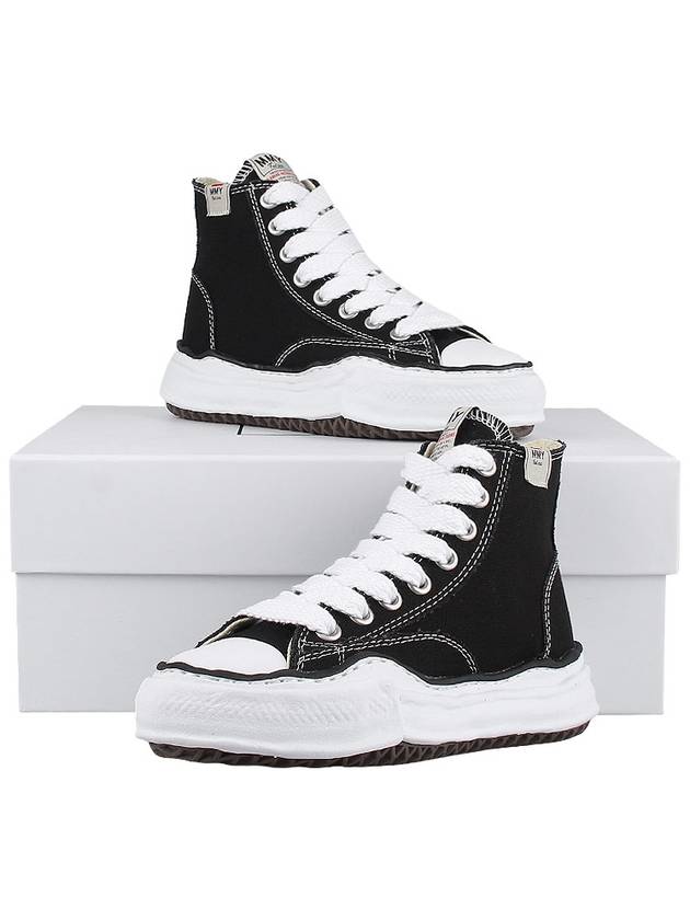 Peterson OG Sole Canvas High Top Sneakers Black - MIHARA YASUHIRO - BALAAN 10