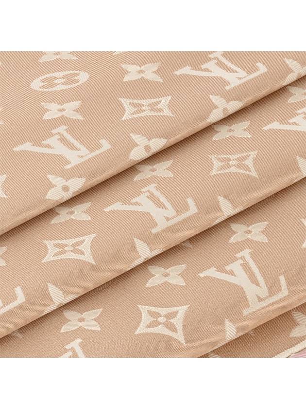 Monogram Infinity Square 90 Scarf Beige - LOUIS VUITTON - BALAAN 4