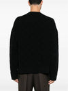 Intrecciato Crew Neck Knit Top Navy - BOTTEGA VENETA - BALAAN 5