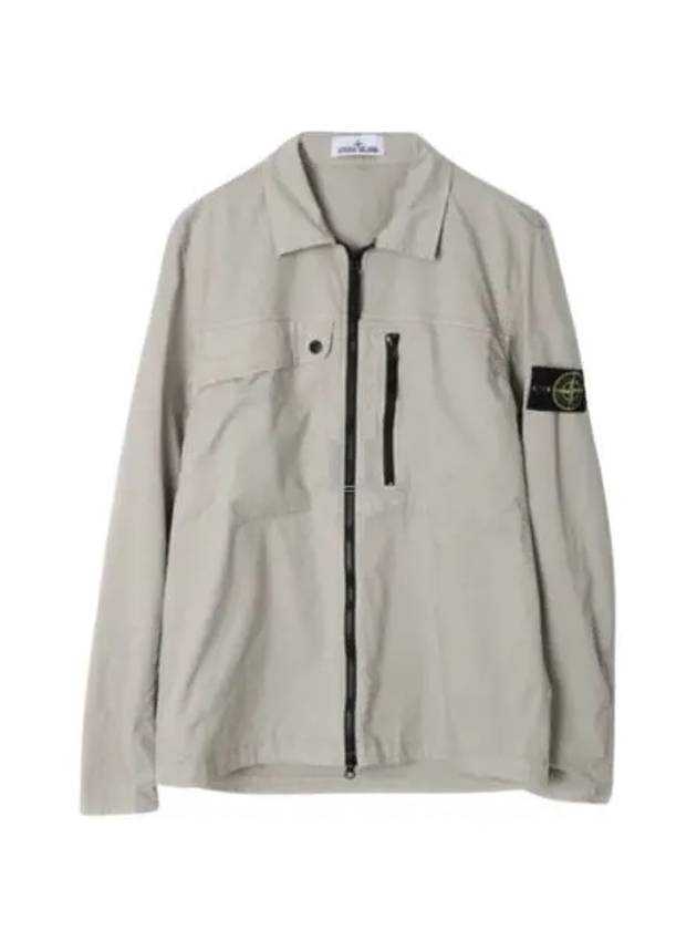 Supima Cotton Twill Stretch-TC Jacket Sand - STONE ISLAND - BALAAN 2