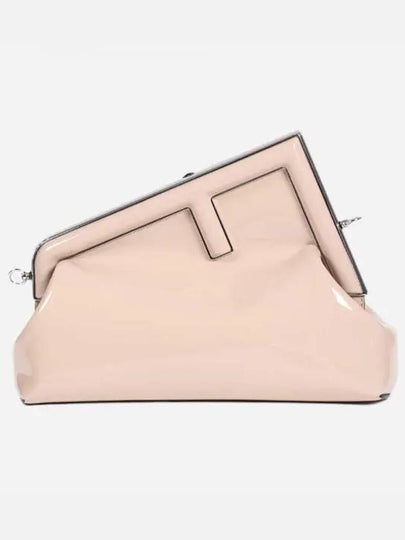 First Midi Clutch Bag Beige - FENDI - BALAAN 2