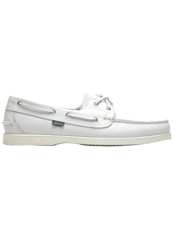 Barth Marine Lisse Loafers White - PARABOOT - BALAAN.