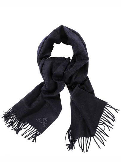 Grande Unita Cashmere Scarf Navy - LORO PIANA - BALAAN 2