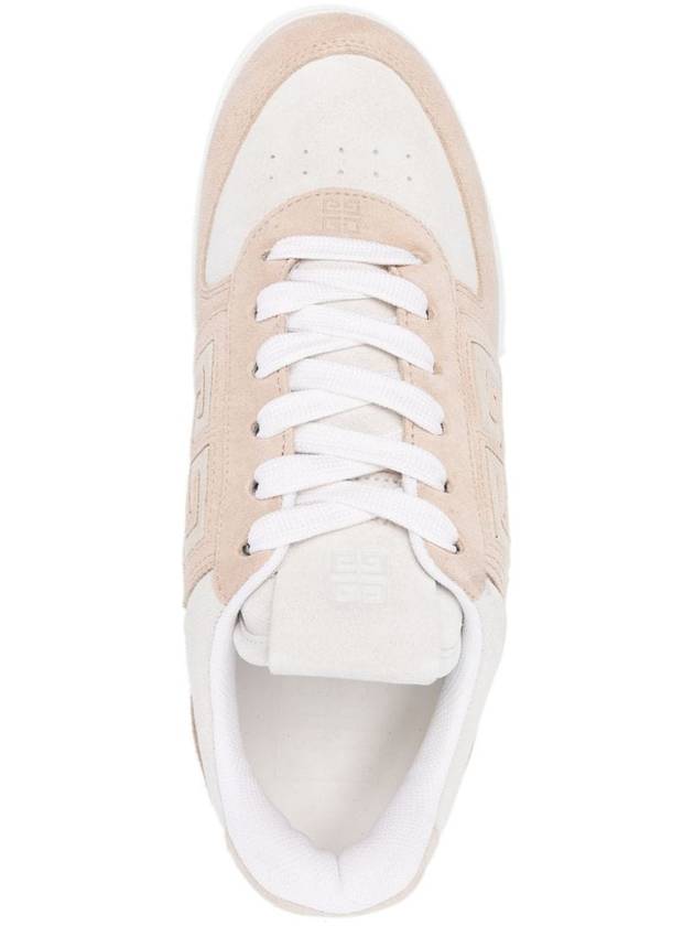 4G Logo Calf Leather Low Top Sneakers Beige - GIVENCHY - BALAAN 5