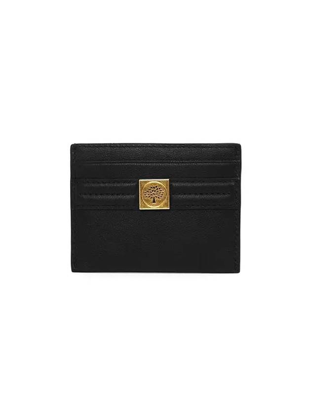 Micro Classic Grain Tree Slip Card Wallet Black - MULBERRY - BALAAN 2