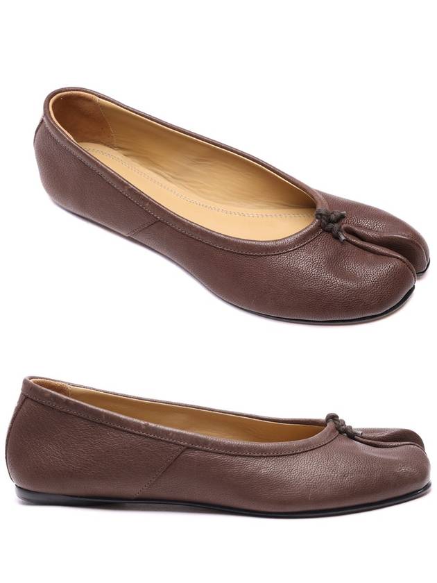 Tabi Leather Flat Brown - MAISON MARGIELA - BALAAN 2