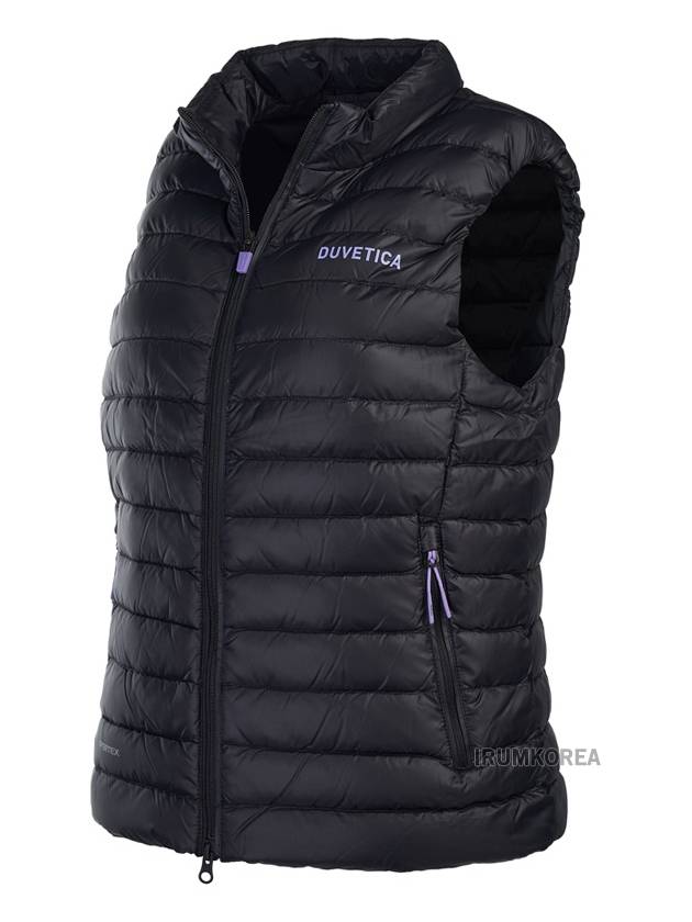 Neass Logo Padded Vest Black - DUVETICA - BALAAN 3