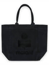 Yenky Logo Tote Bag Black - ISABEL MARANT - BALAAN 3