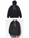 Nash Face Patch Hoodie Black - ACNE STUDIOS - BALAAN 5