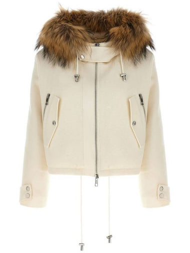 P.A.R.O.S.H. Short Parka With Fur Coat - P.A.R.O.S.H. - BALAAN 1