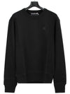 Face Patch Crew Neck Sweatshirt Black - ACNE STUDIOS - BALAAN 2