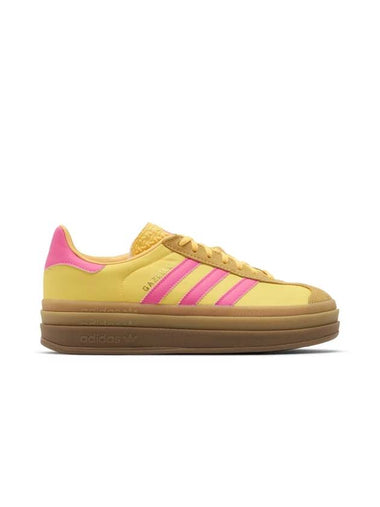 Gazelle Bold Low Top Sneakers Pink Yellow - ADIDAS - BALAAN 1