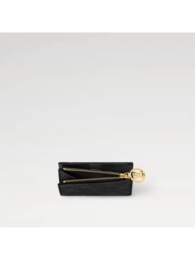 Lisa Monogram Leather Half Wallet Black - LOUIS VUITTON - BALAAN 4