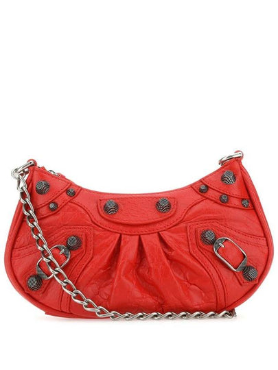 Le Cagole Chain Mini Shoulder Bag Red - BALENCIAGA - BALAAN 2