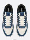 B27 Smooth Calfskin Low Top Sneakers Blue - DIOR - BALAAN 3