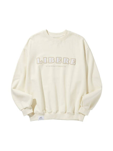 Logo Sweatshirt Ivory - LIBERE - BALAAN 1