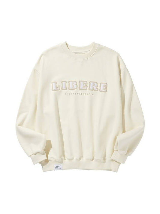 LOGO SWEATSHIRT IVORY - LIBERE - BALAAN 2