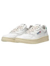 Medalist Green Tab Leather Low Top Sneakers White - AUTRY - BALAAN 2