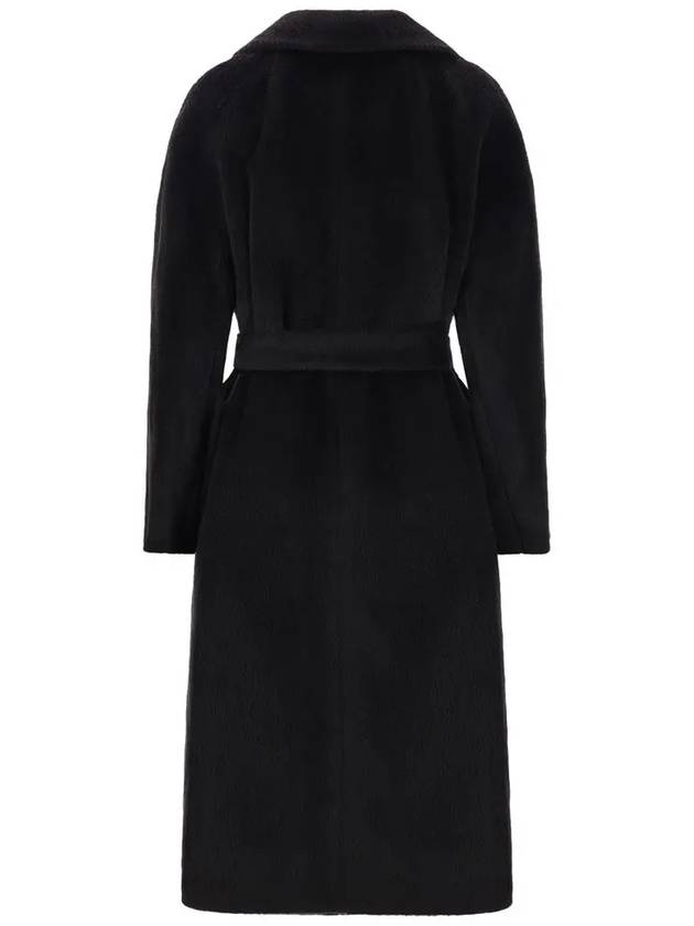 EUGENIO Belted Wool Coat Black 2429016173 004 - MAX MARA - BALAAN 3