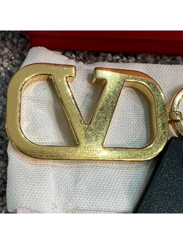 V Logo Signature Key Holder Gold - VALENTINO - BALAAN 7