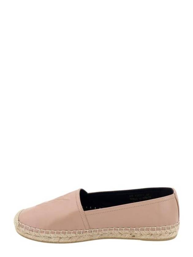 Cassandre Leather Espadu Pink - SAINT LAURENT - BALAAN 3