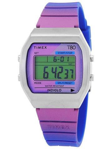 Timex 80 Alarm Quartz Resin Strap Unisex Watch TW2V74600 - TIMEX - BALAAN 1