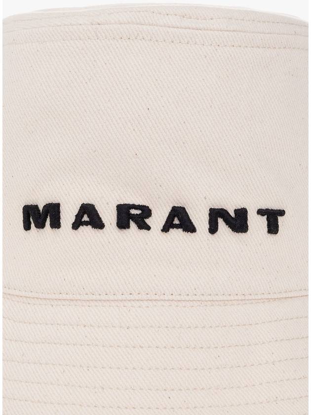 MARANT ‘Haley’ Bucket Hat, Men's, Cream - ISABEL MARANT - BALAAN 4