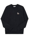 Dressed Fox Patch Classic Sweatshirt Black - MAISON KITSUNE - BALAAN 3