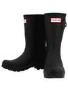 Original Matte Short Rain Boots Black - HUNTER - BALAAN 3