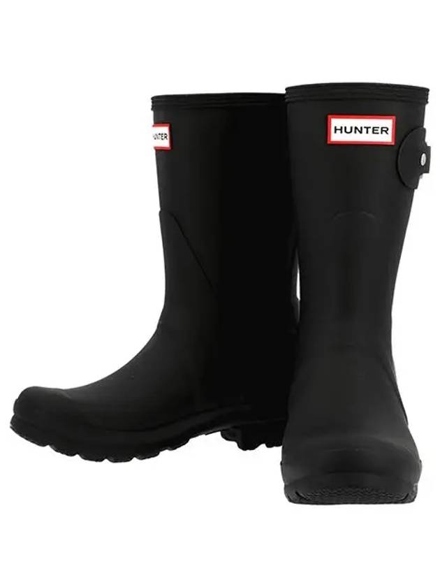 Original Matte Short Rain Boots Black - HUNTER - BALAAN 4