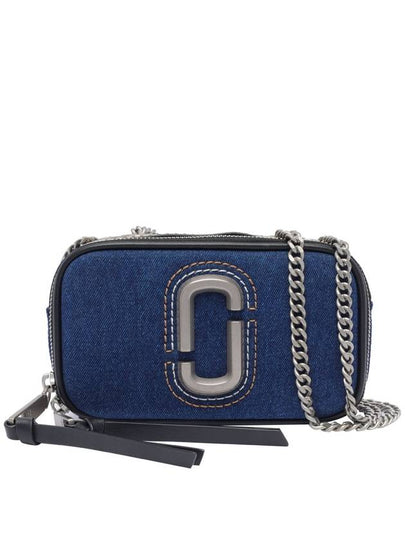 The Denim Chain Snapshot Cross Bag Blue - MARC JACOBS - BALAAN 2