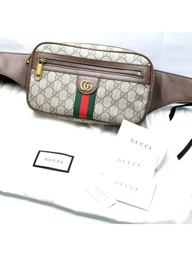 Ophidia GG Belt Bag Brown - GUCCI - BALAAN 3