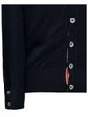 Men's Classic V-neck Merino Wool Cardigan Navy - THOM BROWNE - BALAAN 6