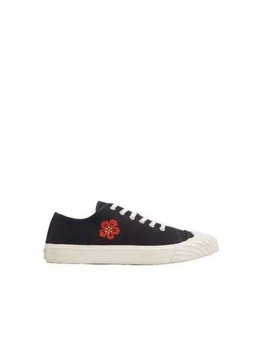 School Flower Low Top Sneakers Black - KENZO - BALAAN 2