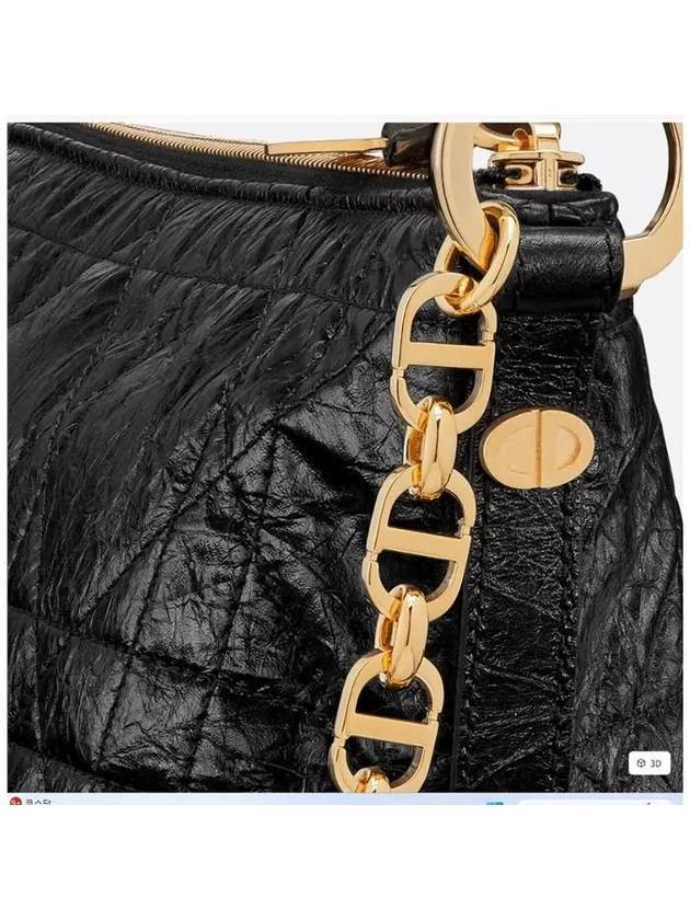 Diorstar Chain Hobo Shoulder Bag Black - DIOR - BALAAN 6