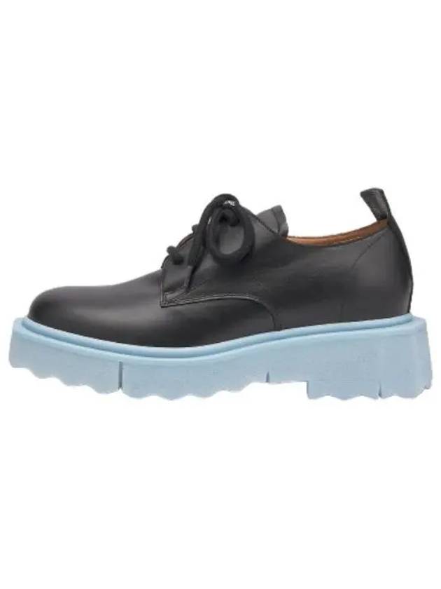 Sponge Chunky Sole Derby Shoes Black - OFF WHITE - BALAAN 1
