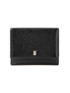 TB Logo Card Wallet Black - BURBERRY - BALAAN 1