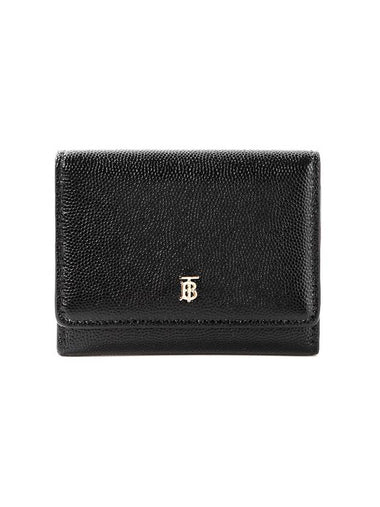 TB Logo Card Wallet Black - BURBERRY - BALAAN 1