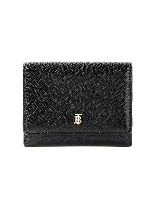 TB Logo Card Wallet Black - BURBERRY - BALAAN 1