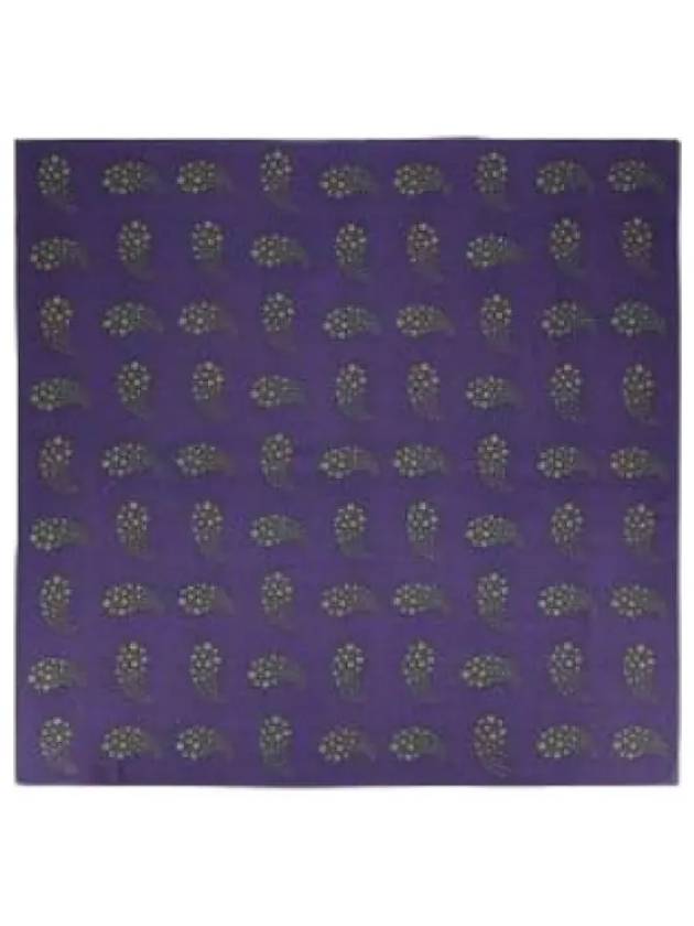 Dot Paisley Pattern Silk Scarf Purple - NEEDLES - BALAAN 1