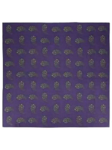 Dot Paisley Pattern Silk Scarf Purple - NEEDLES - BALAAN 1