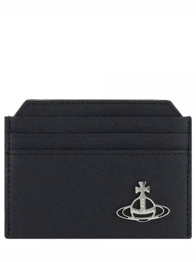 ORB Logo Card Wallet Black - VIVIENNE WESTWOOD - BALAAN 2