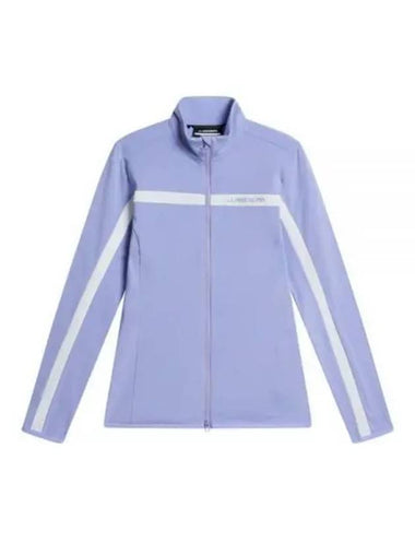 Seasonal Janice Mid Layer Zip-Up Jacket Sweet Lavender - J.LINDEBERG - BALAAN 1