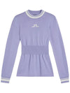 Bree Ribbed Waist Knit Top Sweet Lavender - J.LINDEBERG - BALAAN 3