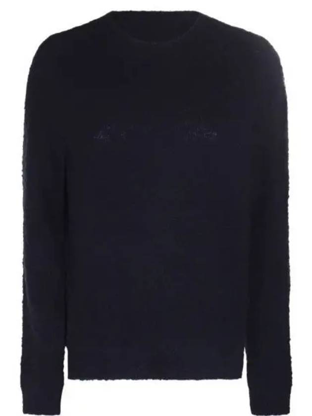 Women s Crew Neck Knit Sweater Navy S51HL0005 S18197 - MAISON MARGIELA - BALAAN 1